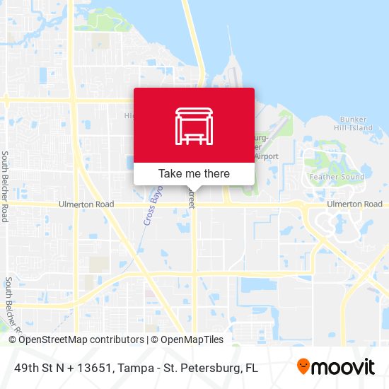Mapa de 49th St N + 13651