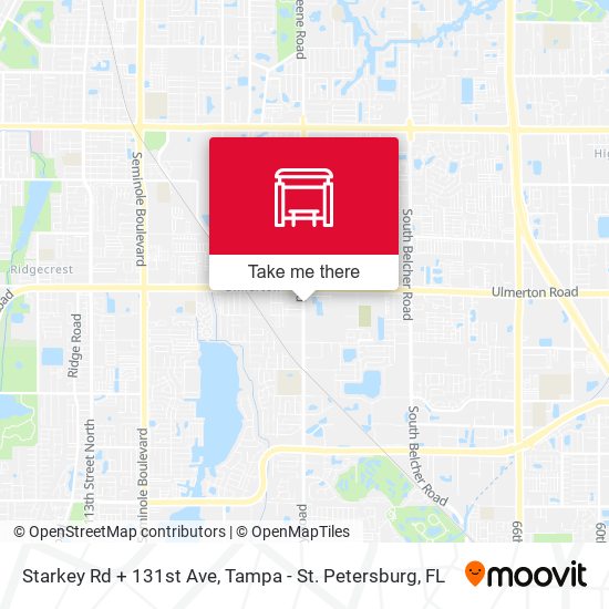 Starkey Rd + 131st Ave map