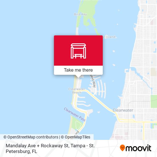 Mandalay Ave + Rockaway St map