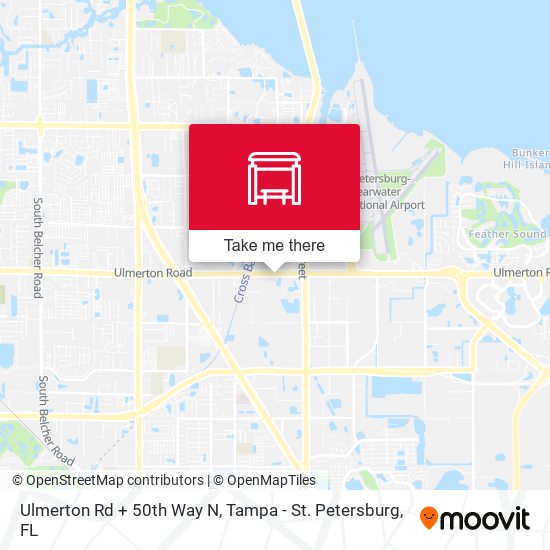 Ulmerton Rd + 50th Way N map