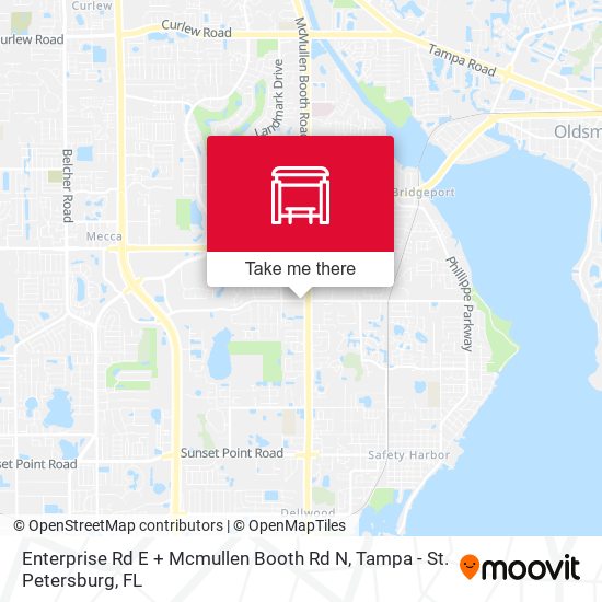 Enterprise Rd E + Mcmullen Booth Rd N map