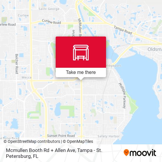 Mapa de Mcmullen Booth Rd + Allen Ave