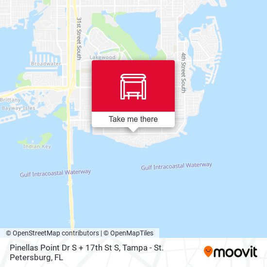 Mapa de Pinellas Point Dr S + 17th St S