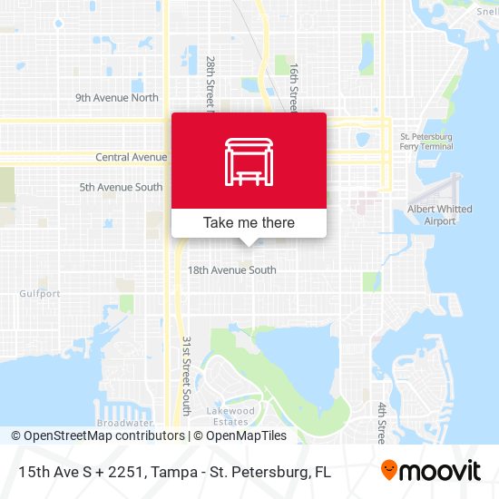 Mapa de 15th Ave S + 2251