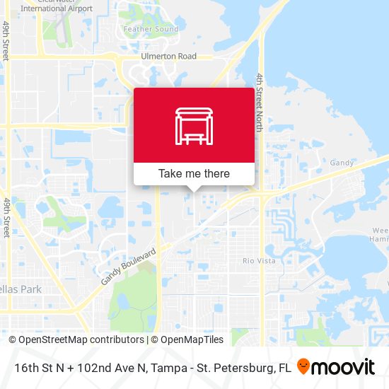 Mapa de 16th St N + 102nd Ave N