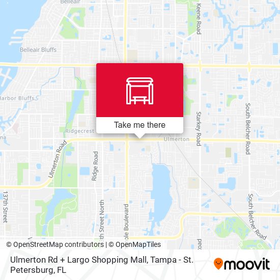 Ulmerton Rd + Largo Shopping Mall map