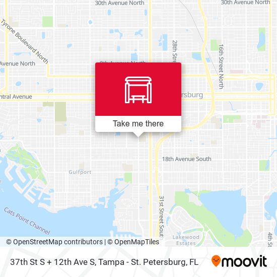 Mapa de 37th St S + 12th Ave S