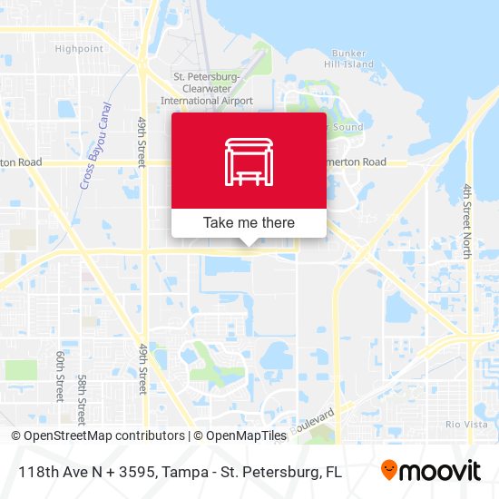 Mapa de 118th Ave N + 3595