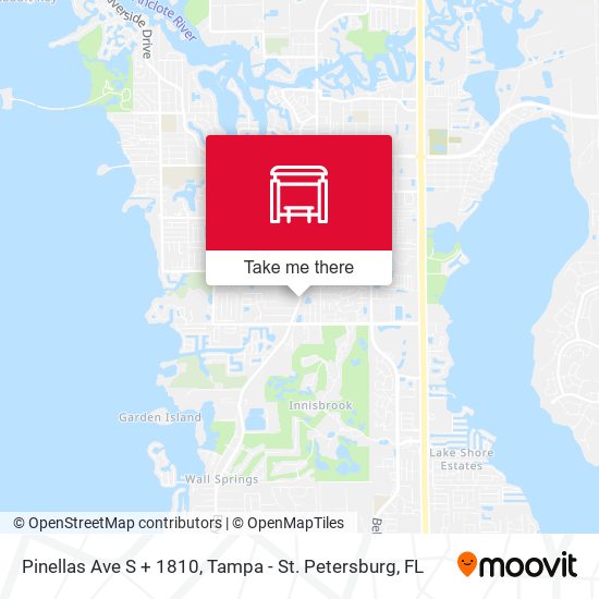 Mapa de Pinellas Ave S + 1810