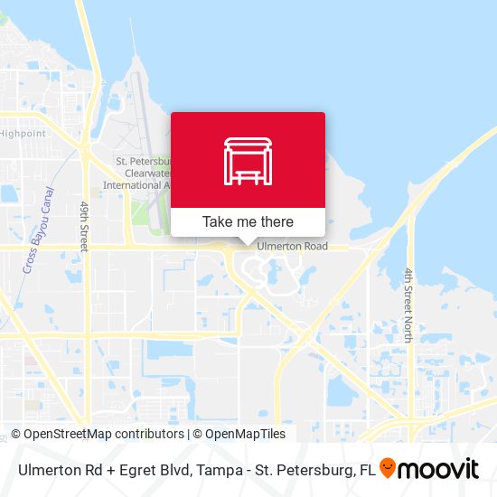 Ulmerton Rd + Egret Blvd map