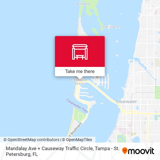 Mandalay Ave + Causeway Traffic Circle map