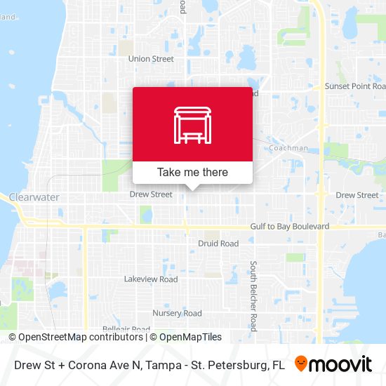 Drew St + Corona Ave N map