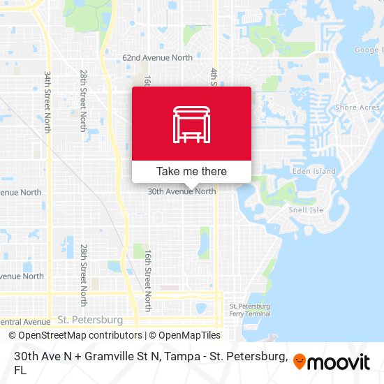 Mapa de 30th Ave N + Gramville St N