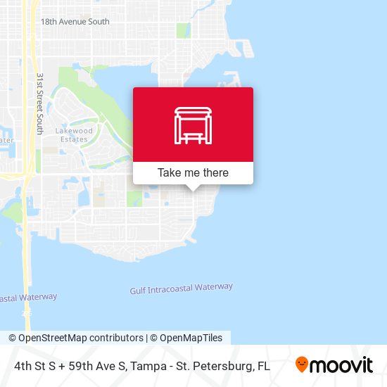 Mapa de 4th St S + 59th Ave S