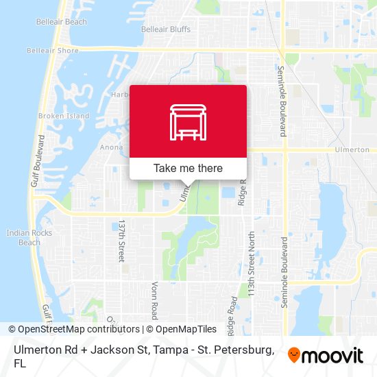 Ulmerton Rd + Jackson St map