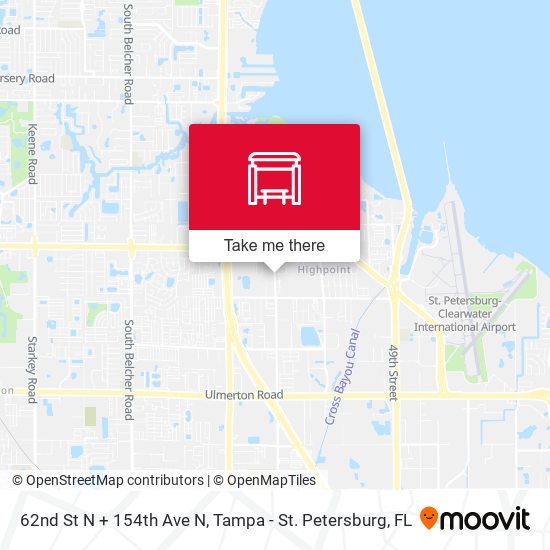 Mapa de 62nd St N + 154th Ave N