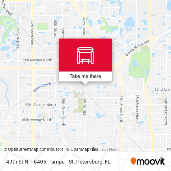 49th St N + 6405 map