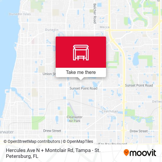 Mapa de Hercules Ave N + Montclair Rd