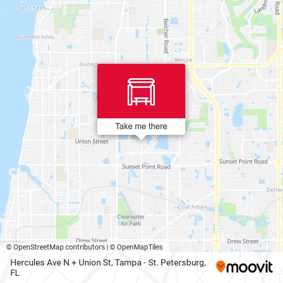 Mapa de Hercules Ave N + Union St