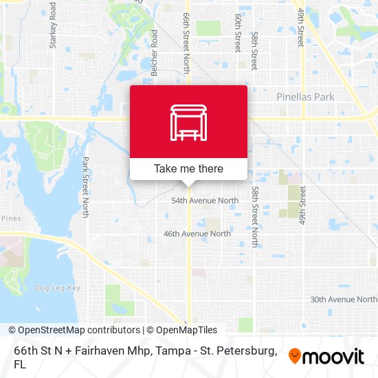 66th St N + Fairhaven Mhp map