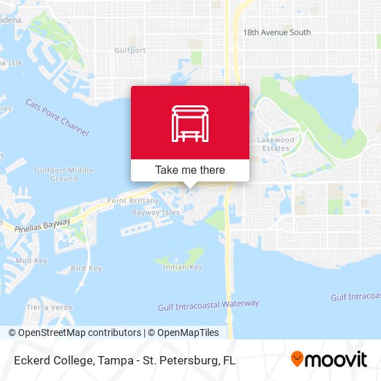 Eckerd College map