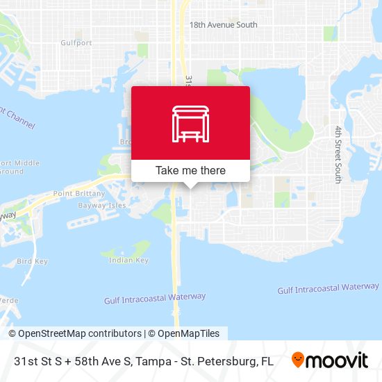 31st St S + 58th Ave S map