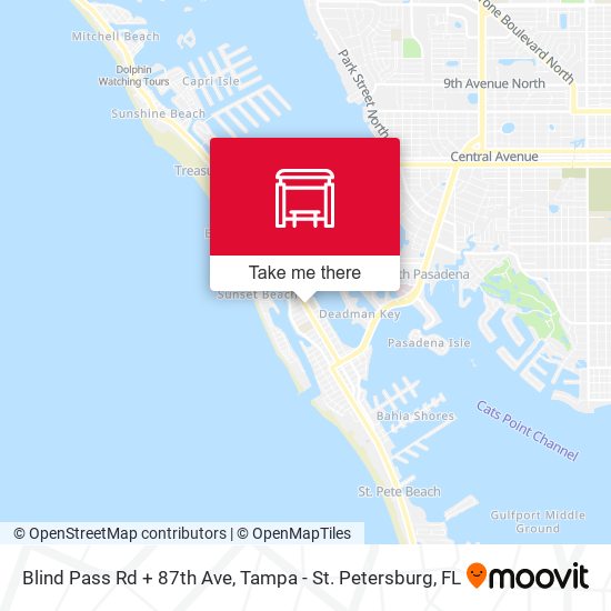 Blind Pass Rd + 87th Ave map