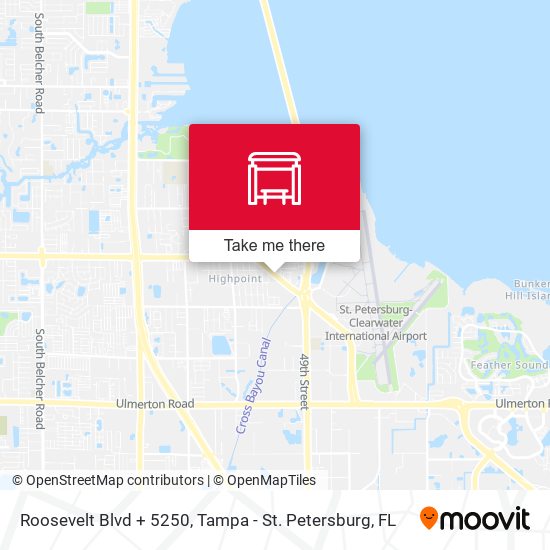 Roosevelt Blvd + 5250 map