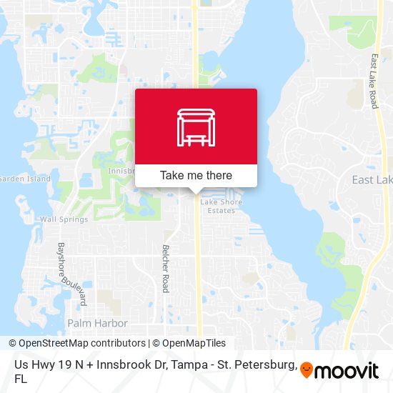 Us Hwy 19 N + Innsbrook Dr map