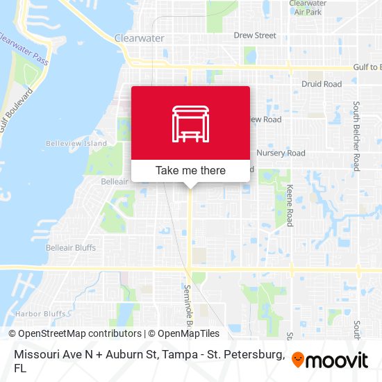 Missouri Ave N + Auburn St map