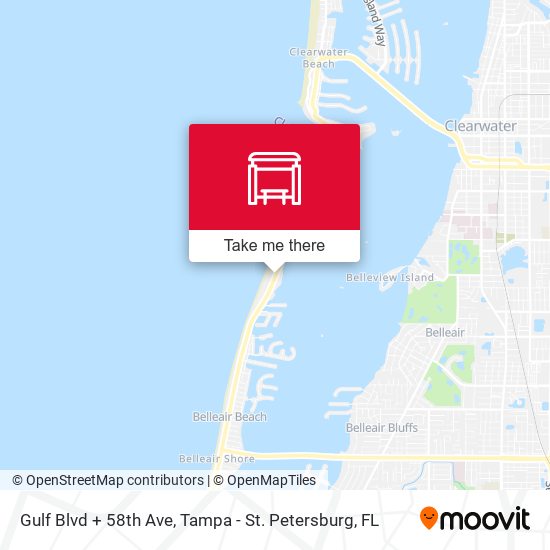 Gulf Blvd + 58th Ave map