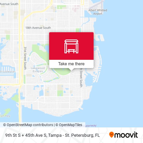 Mapa de 9th St S + 45th Ave S