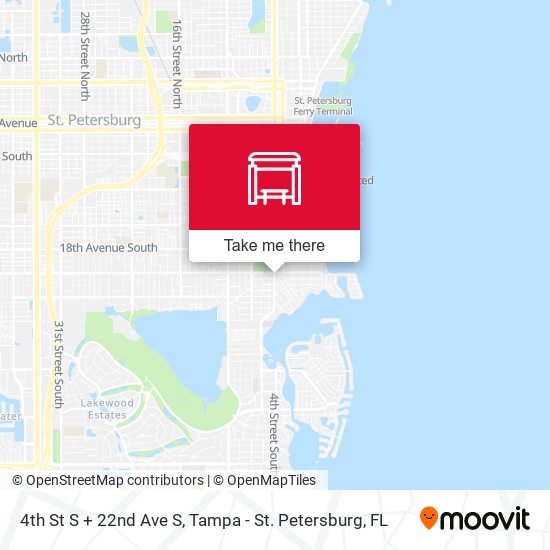 Mapa de 4th St S + 22nd Ave S