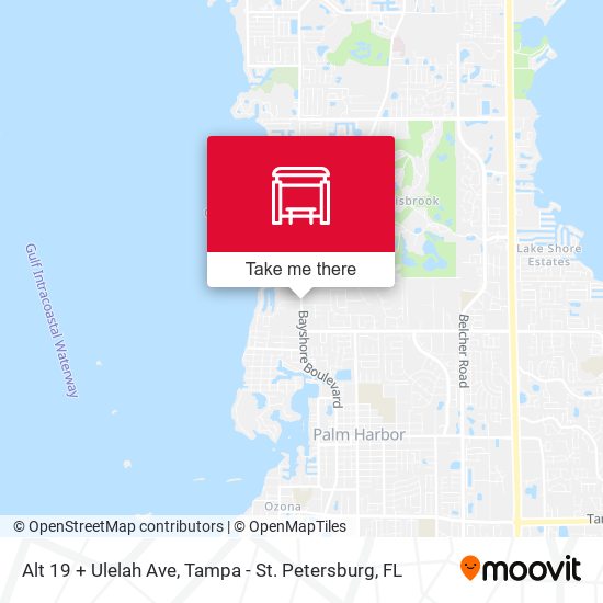 Alt 19 + Ulelah Ave map