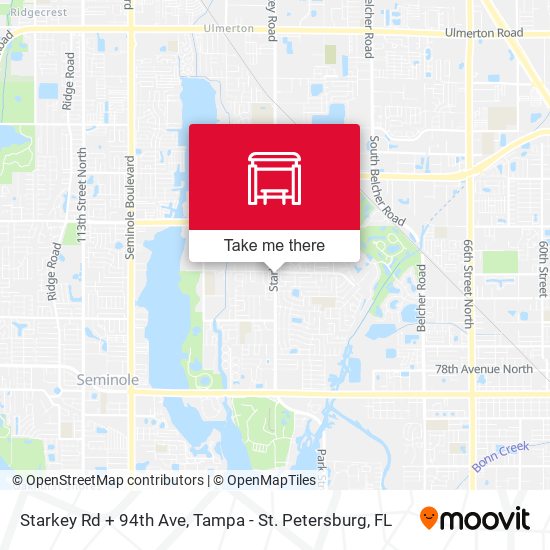 Starkey Rd + 94th Ave map