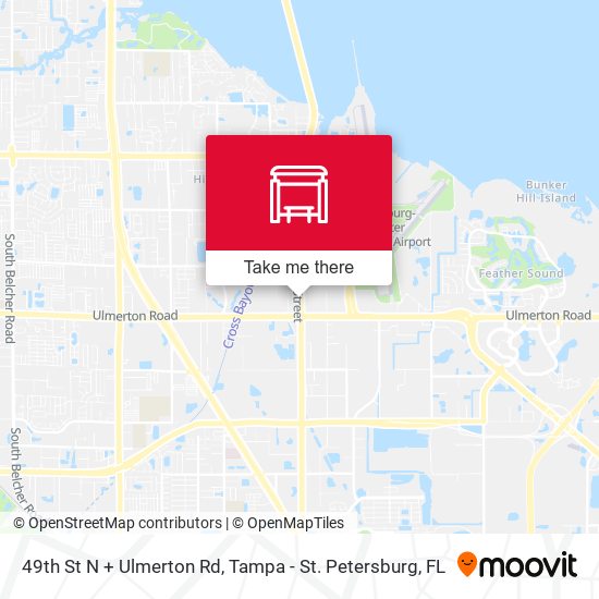 49th St N + Ulmerton Rd map