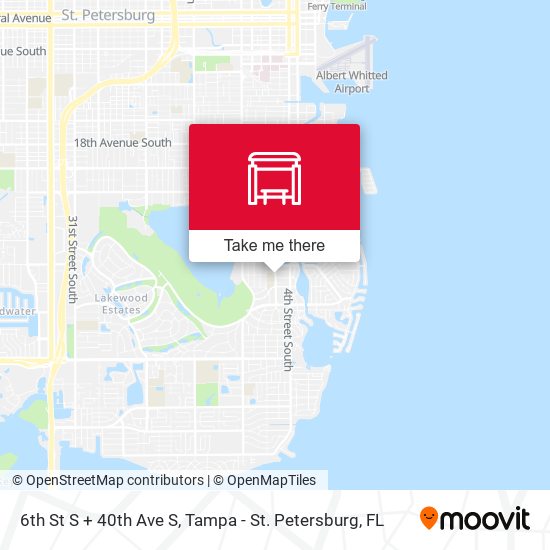 Mapa de 6th St S + 40th Ave S
