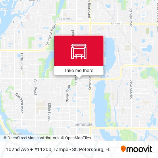 102nd Ave + #11200 map
