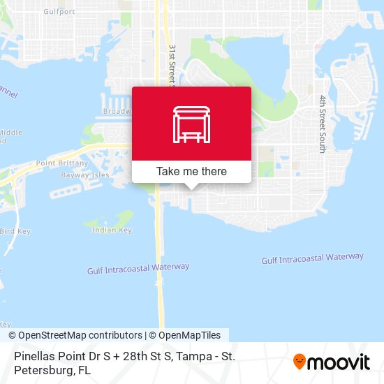 Mapa de Pinellas Point Dr S + 28th St S