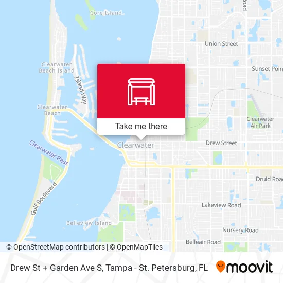 Drew St + Garden Ave S map