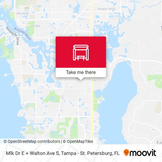 Mapa de Mlk Dr E + Walton Ave S