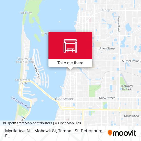 Myrtle Ave N + Mohawk St map