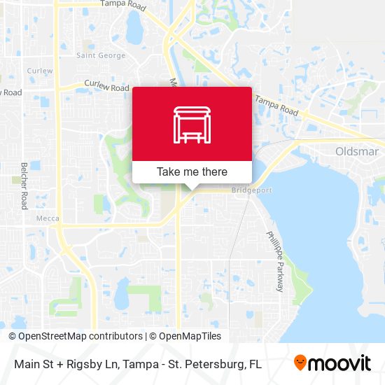 Main St + Rigsby Ln map