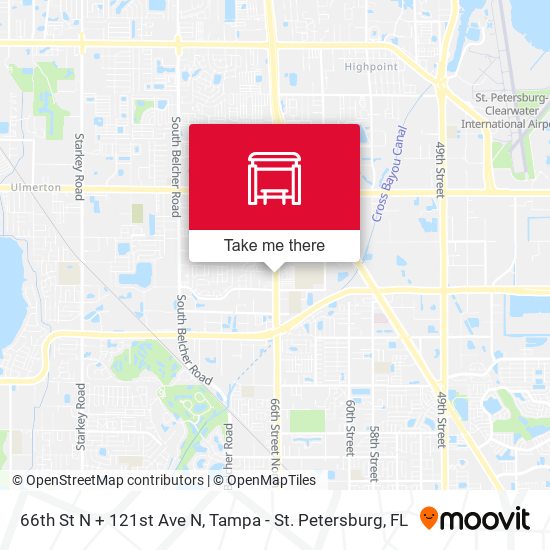 Mapa de 66th St N + 121st Ave N