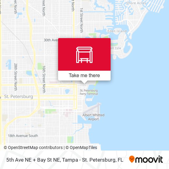 5th Ave NE + Bay St NE map