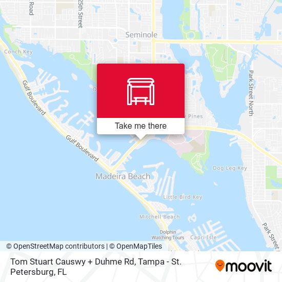 Tom Stuart Causwy + Duhme Rd map