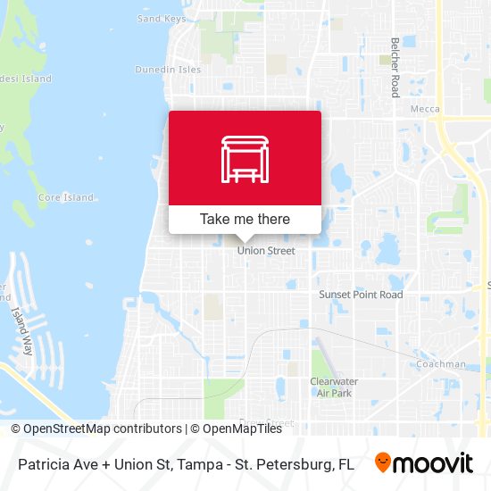 Patricia Ave + Union St map