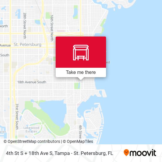 4th St S + 18th Ave S map