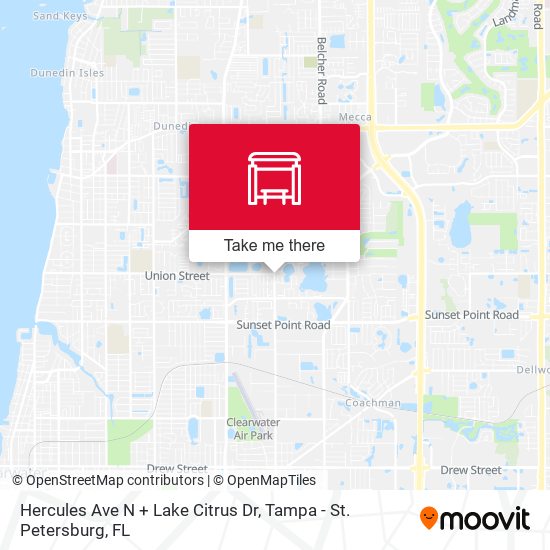 Mapa de Hercules Ave N + Lake Citrus Dr