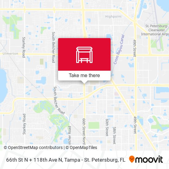 Mapa de 66th St N + 118th Ave N